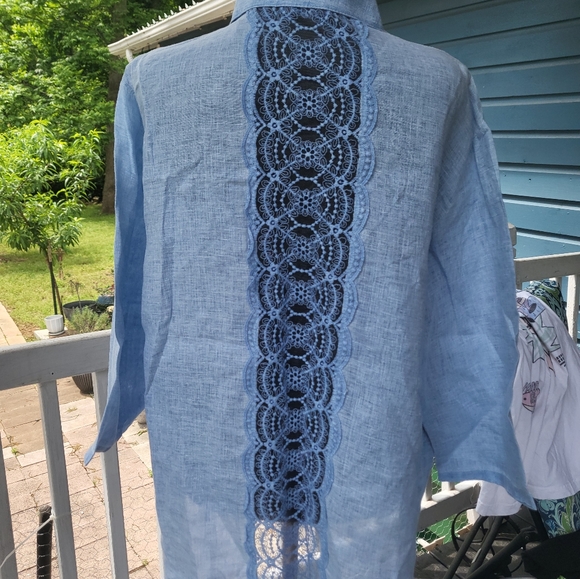 SOFIA LINEN SHIRT - Picture 2 of 4